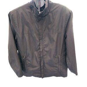 Marc New York Andrew Marc Men's ZipUp Lightweight‎ Windbreaker Jacket, Black